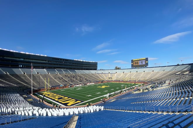 Michigan Wolverines football coach Jim Harbaugh and his team have shut down in-person activities for two days.