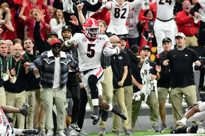 Georgia Football: Watch Bulldogs national title clinching interception