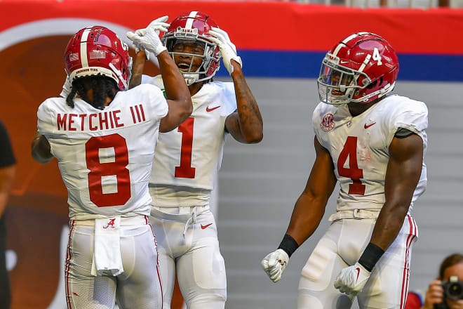 Alabama Football on X: John Metchie III and Brian Robinson Jr