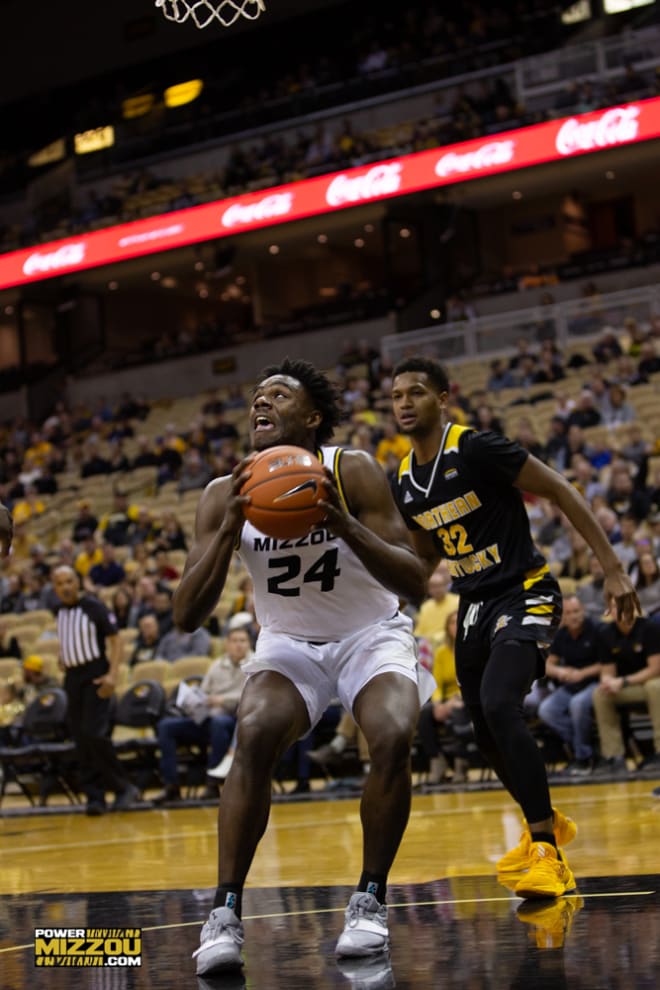 Missouri will hope to get freshman Kobe Brown back on the floor when the team travels to face No. 14 West Virginia.