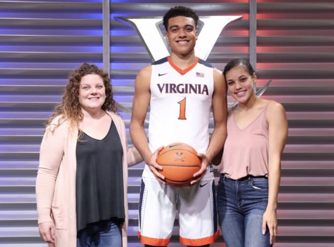 Justin McKoy committed to UVa about a week after the Hoos won the national title.