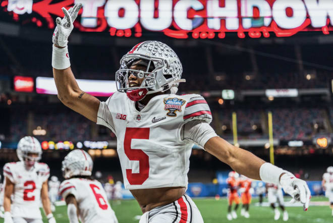 Chris Olave Ohio State Buckeyes 16-1 16x20 Autographed Signed Photo -  Beckett Authentic