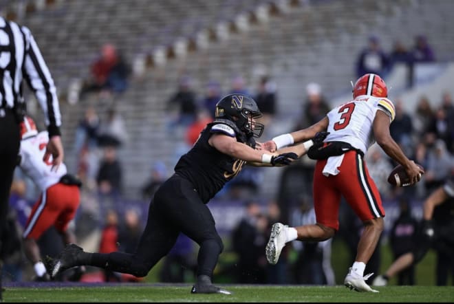 Kilbane recorded three quarterback hurries in last week's game against Maryland.