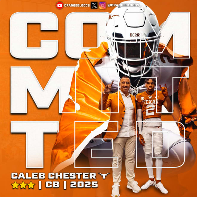 Caleb Chester committed to Texas over schools like Texas A&M, LSU, Arkansas and TCU, among others.