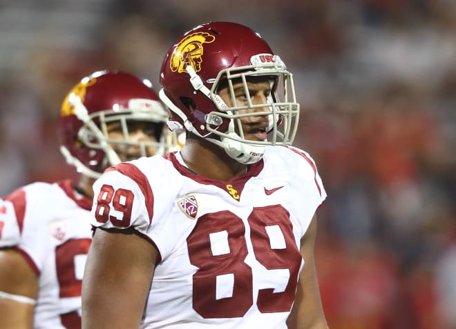 Redshirt senior defensive end Christian Rector's status is in doubt for USC's road game at BYU this weekend due to an ankle injury.