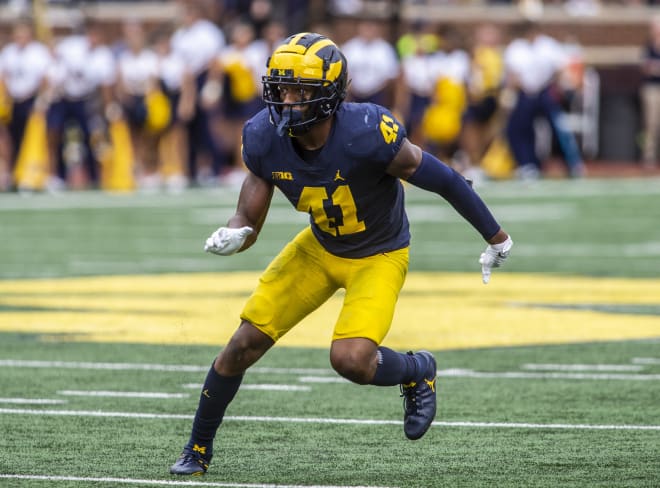 Michigan Wolverines football linebacker Nikhai Hill-Green has been solid in the early going.