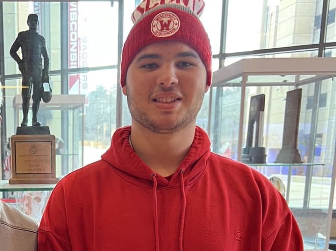 Three-star offensive tackle Fletcher Westphal visited Wisconsin this weekend. 