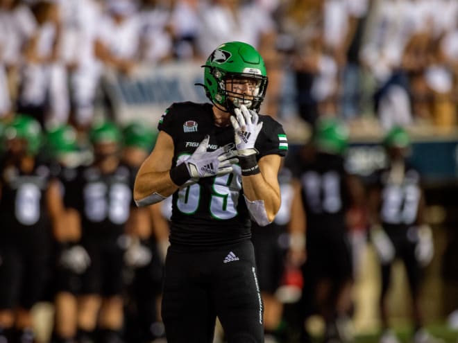 North Dakota receiver Garett Maag.