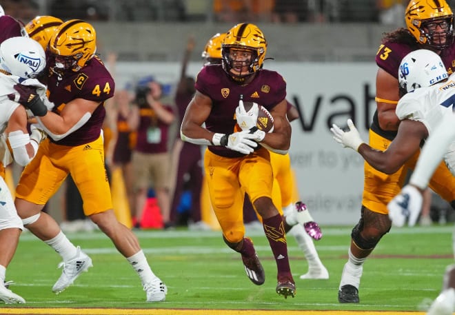 ASU RB running back Xazavian Valladay (USA Today Photo)