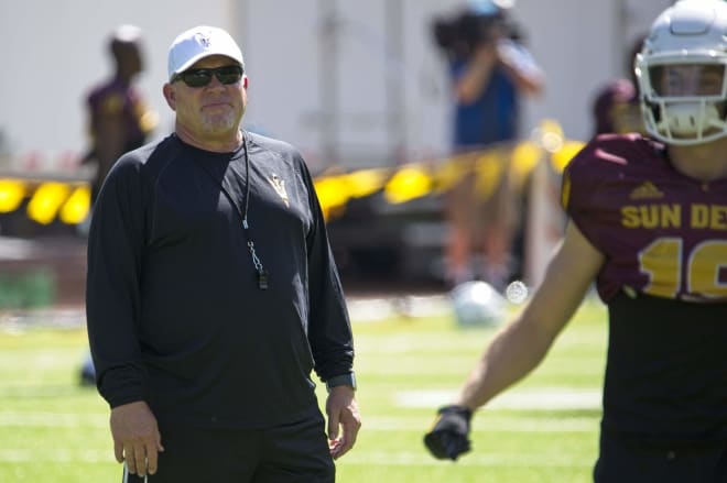 ASU’s special teams coach Shawn Slocum