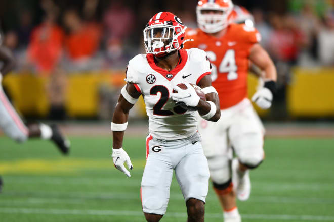 Georgia defensive back Christopher Smith. Photo by Radi Nabulsi