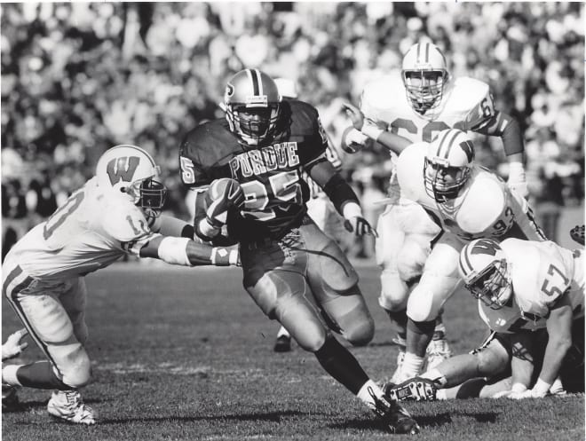 Corey Rogers earned 1991 Big Ten Freshman of the Year honors after being Purdue's second-leading rusher with 502 yards.