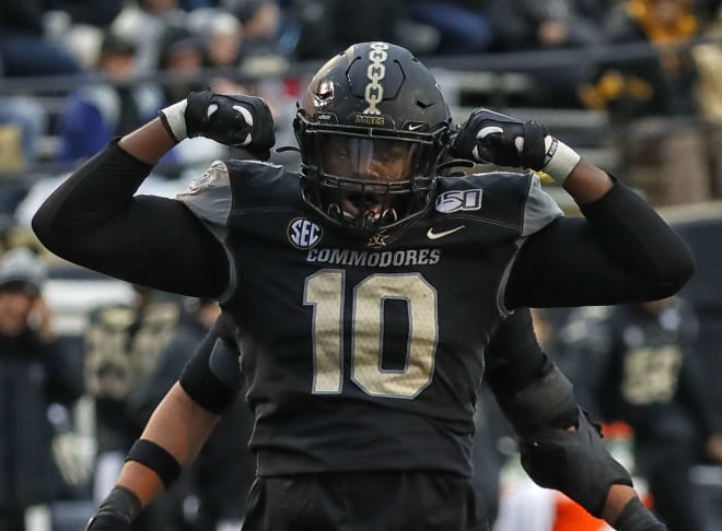 Vanderbilt Commodores Football - Dayo Odeyingbo is the Colts second round  pick, 54th overall