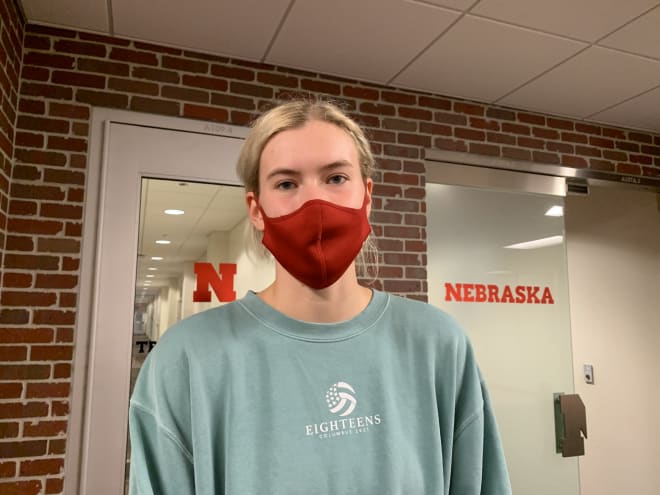 Nebraska volleyball outside hitter Lindsay Krause