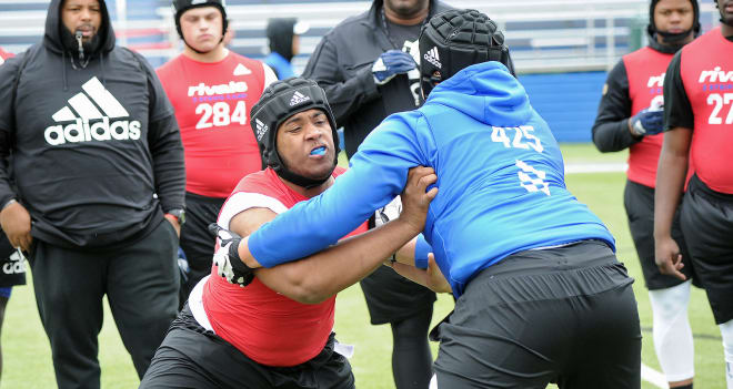DL Bryce Austin was a top performer at the Rivals 3 Stripe camp in Cincinnati last month.