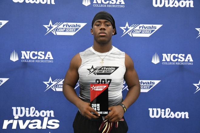 Mario Nash Jr. won the MVP Award at the Rivals Camp in Dallas last month