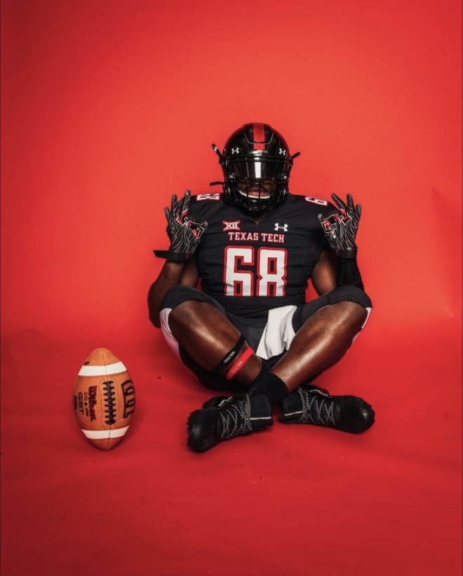 Seth Martin while on his official visit at Texas Tech
