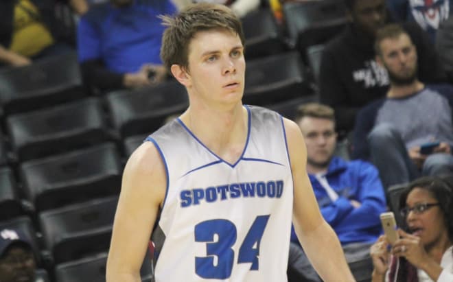 Senior Cameron Irvine led 3A-West Region Champ Spotswood in scoring, 3's and free-throws