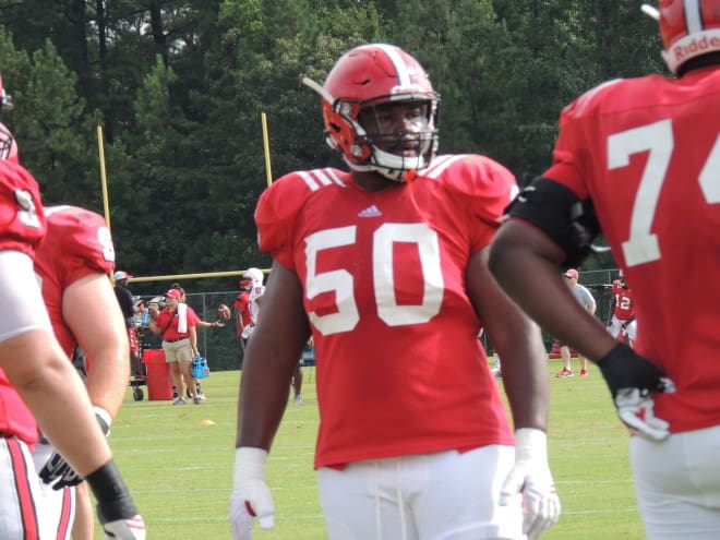 NC State recruited Tony Adams as a center out of Charlotte (N.C.) Independence, but he ended up being a four-year starter at right guard.