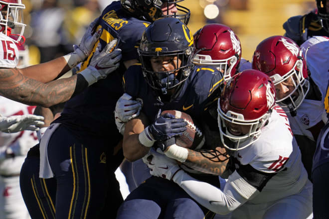 Cal running back Jaydn Ott accounted for 185 all-purpose yards and 2 touchdowns in Saturday's win.