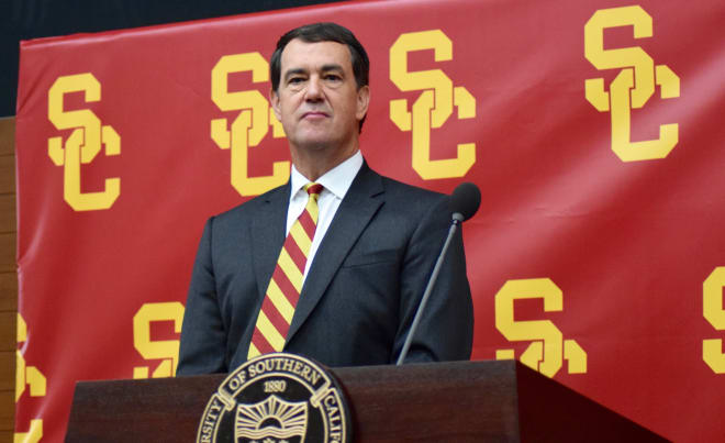 USC athletic director Mike Bohn is sending out a letter to Trojans fans on Friday.