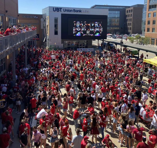 The Railyard had the feel of a normal game day on Saturday. 