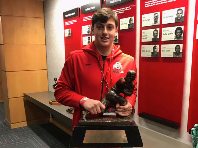 Noah Potter did commit to Ohio State in April of 2018