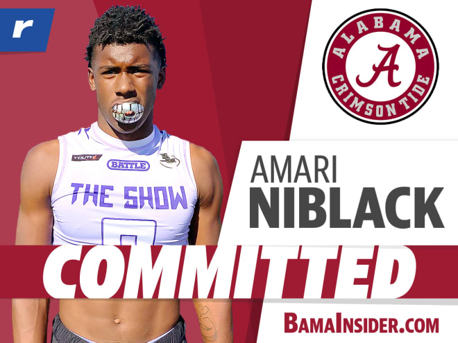 Amari Niblack announced his commitment to Alabama on Thursday.