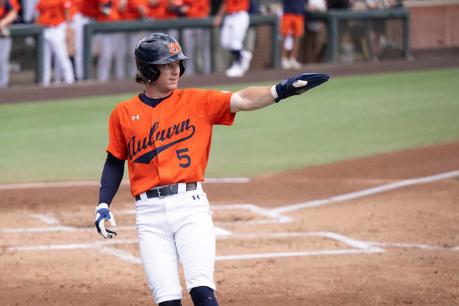 Howell has been a standout centerfielder for Auburn the last five years.