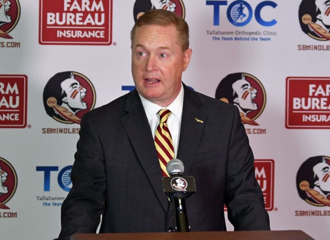 FSU athletics director Michael Alford is beginning his second month on the job.