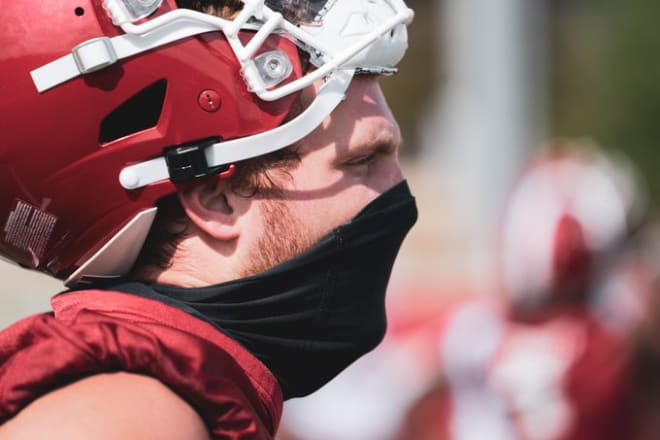 Hayden Henry is expected to be listed as the starting strong-side linebacker again in 2020.