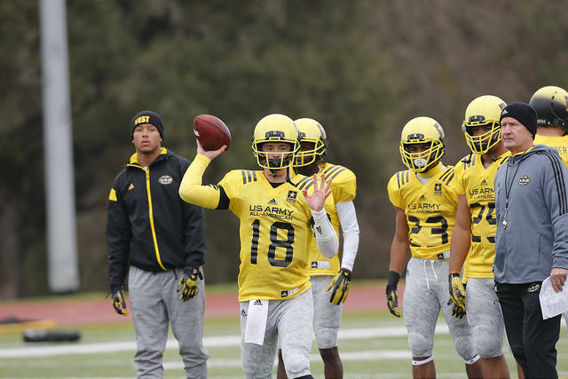 Town at the 2015 Army All-American game during his high school career