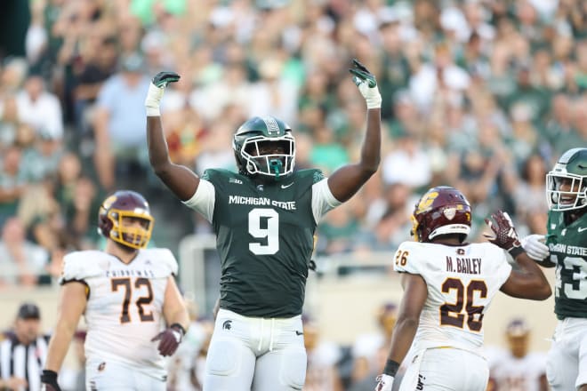 Former Michigan State DL Zion Young has committed to Missouri