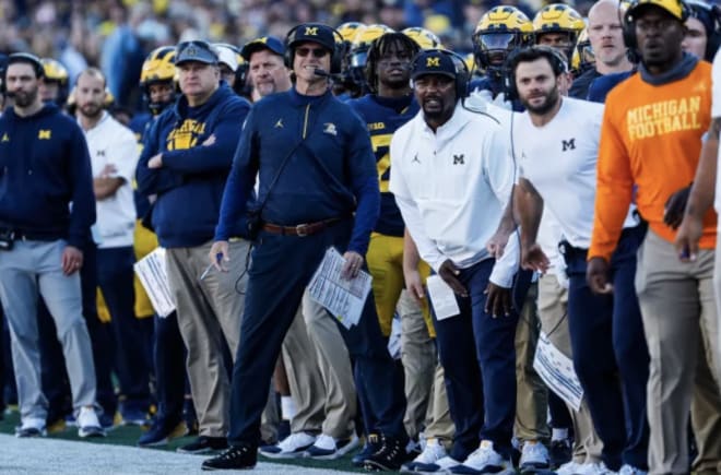 Michigan Wolverines football coach Jim Harbaugh