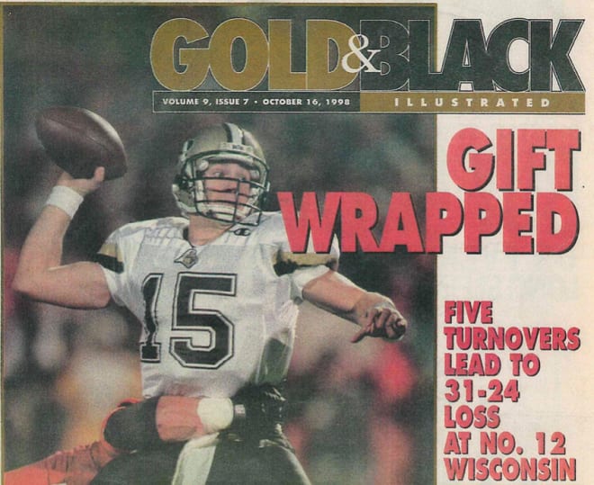 Against Wisconsin, Brees tied an NCAA record with 55 completion and set the NCAA mark for pass attempts with 83.