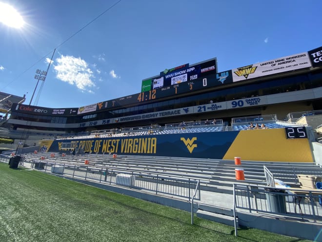 Talley's No. 90 will sit among other Mountaineers retired numbers above the north end zone. Talley's is located on the far right.