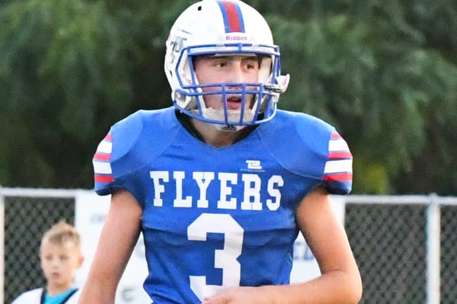 Humphrey St. Francis sophomore QB Carson Wessel (3) will lead the Flyers against old friend Howells-Dodge in Friday's battle of top five-ranked Class D-2 teams.