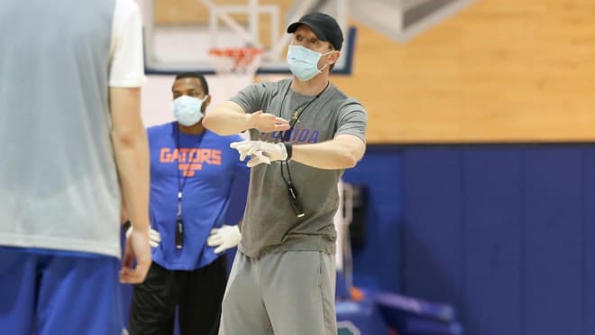 Florida men's basketball coach Mike White. 