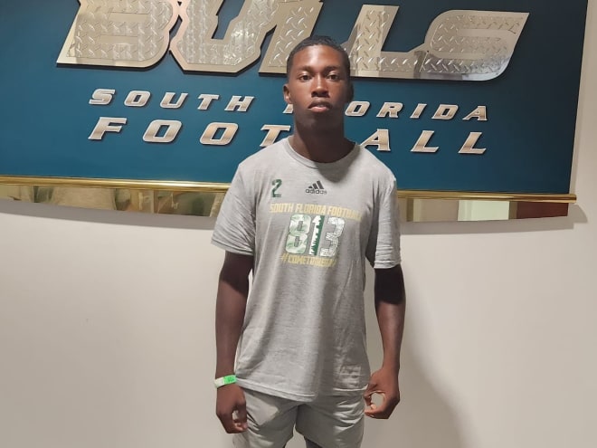 Sykes during his visit to USF this past weekend