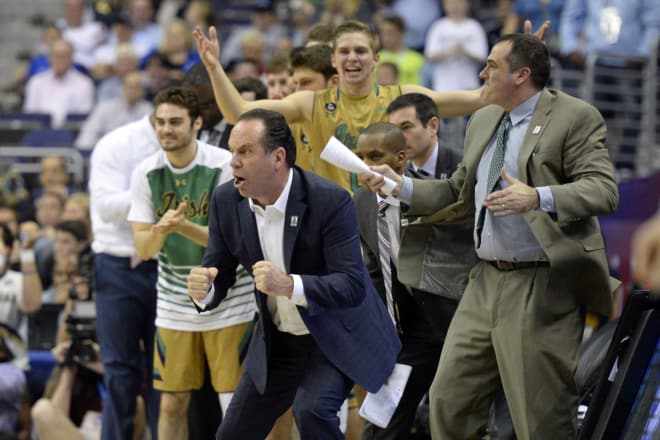 Mike Brey’s Irish earned a No. 6 seed in the NCAA Tournament following a 21-11 campaign.