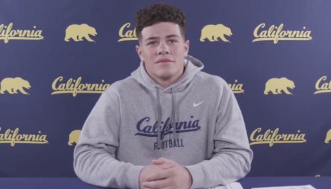 Linebacker Cade Uluave met with reporters Tuesday to talk about his rise up the Cal depth chart coming off a 10-tackle performance against USC.