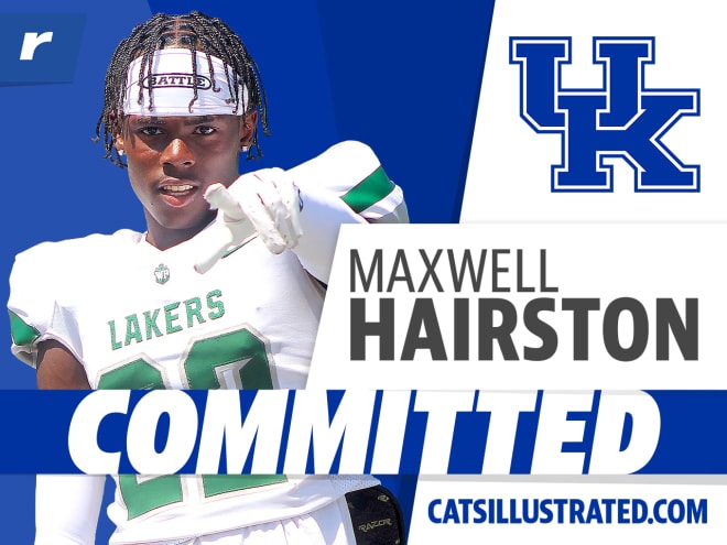 Maxwell Hairston committed to Kentucky on Monday