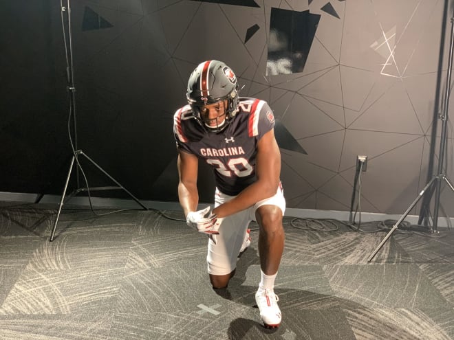 Victoine Brown had a strong visit to South Carolina for the Gamecocks junior day.