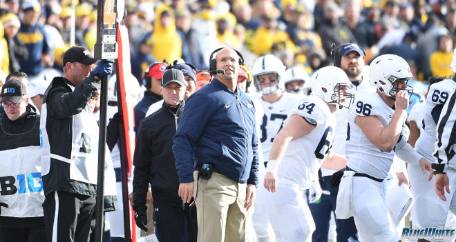 Penn State Nittany Lions head football coach James Franklin 