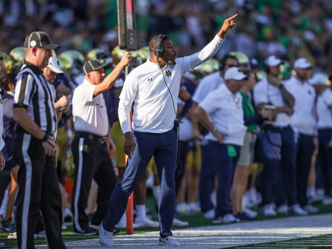 Notre Dame cornerbacks coach Mike Mickens has done an excellent job as a position coach for the Irish in 2023.