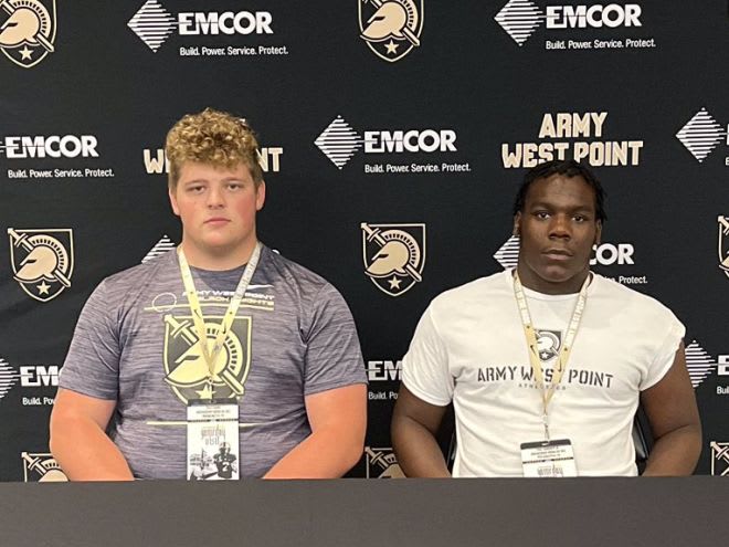 Army 2023 Commits: OL Cole Evans & DE Eric Gardner