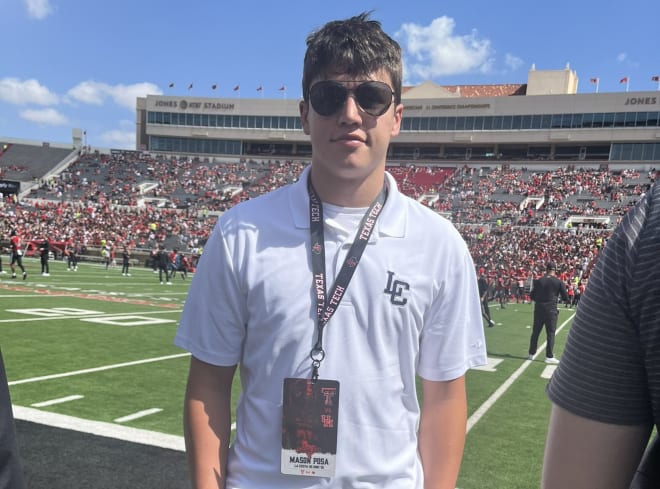 LB Mason Posa visited Texas Tech for its win vs Houston earlier this season