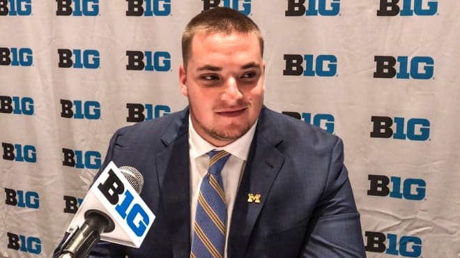 Former Michigan lineman Mason Cole is expected to be drafted between the third and fifth round in this year's NFL Draft.