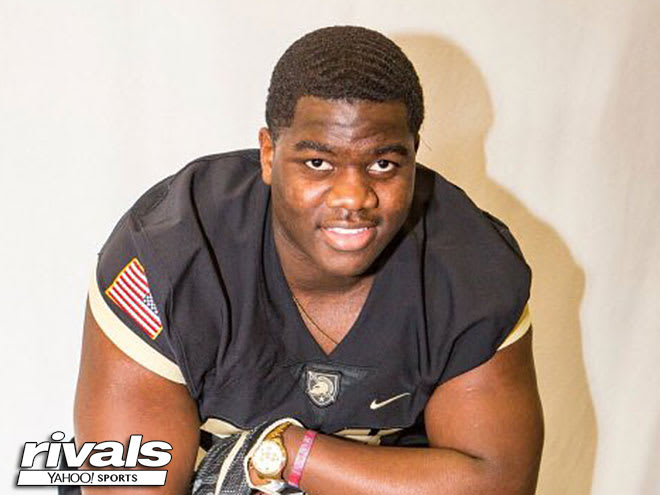 DT Cletus Mathurin during his January unofficial visit (Junior Day) to Army West Point