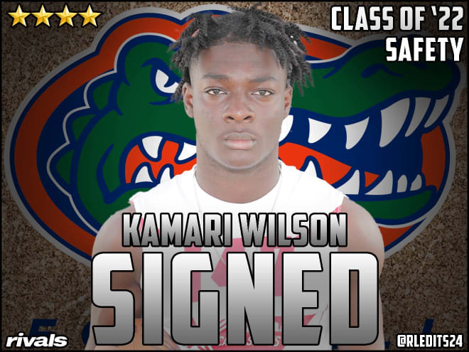 Kamari Wilson signs with the Florida Gators 
